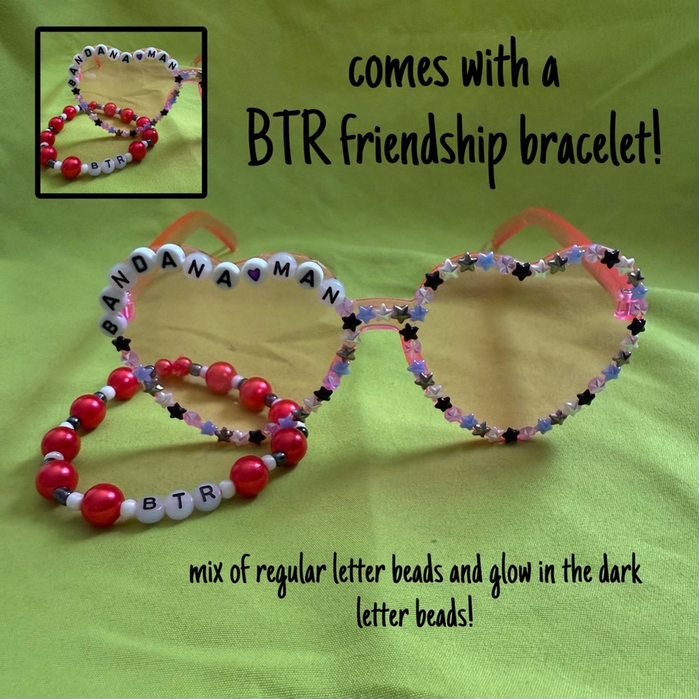 Custom “Bandana Man” Big Time Rush Glasses